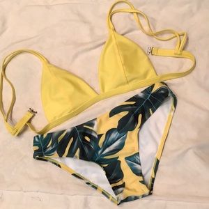 Yellow bikini